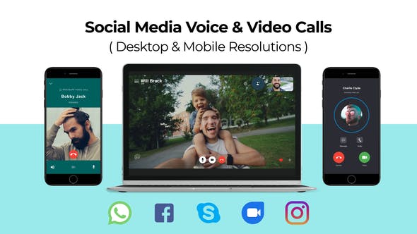 Social Media Voice & Video Calls - Videohive 24783655 Download