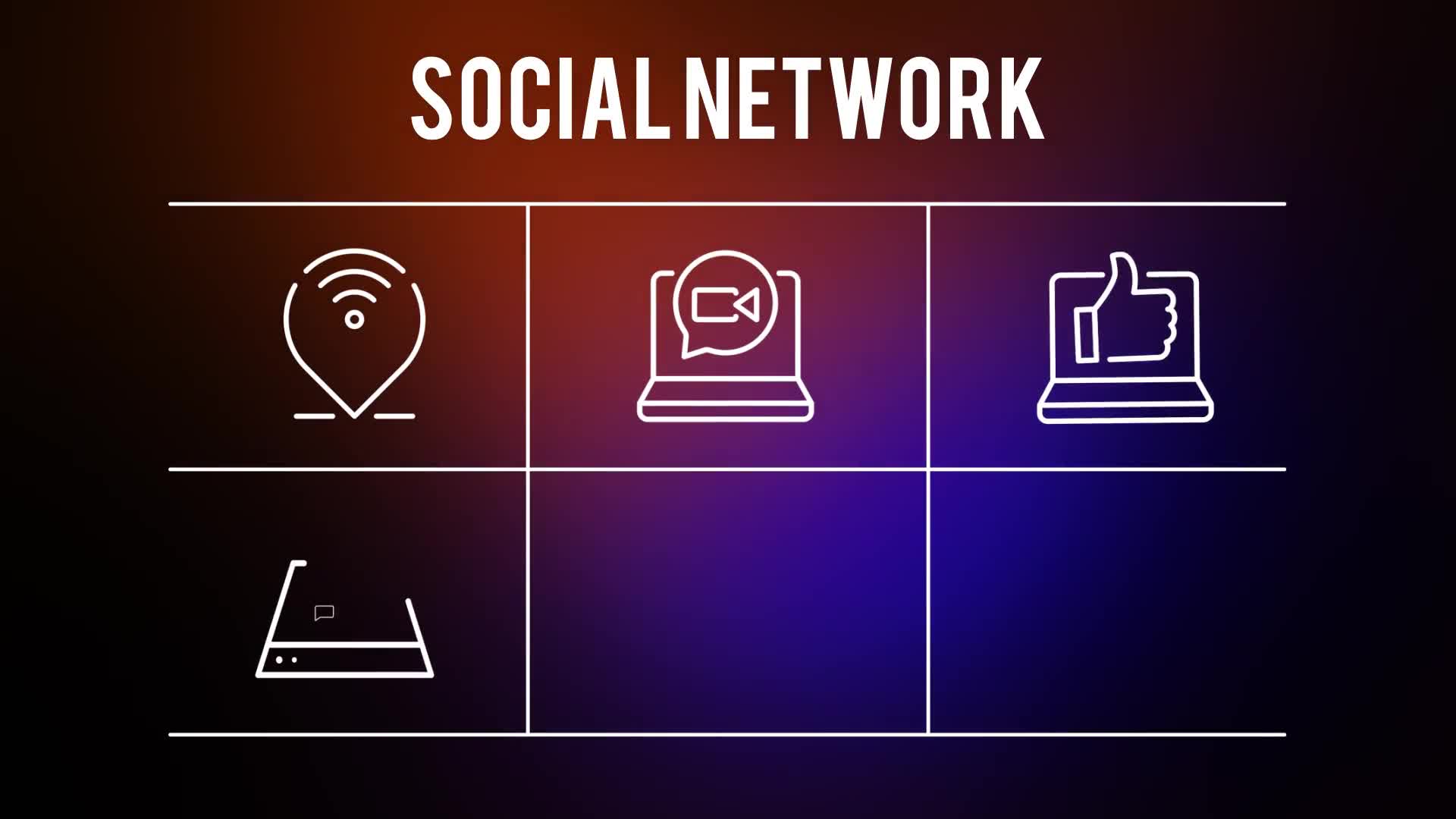 Social Network 25 Outline Icons - Download Videohive 23195590