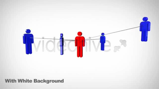 Social Network of People Expanding + Alpha Channel Videohive 1710919 Motion Graphics Image 1