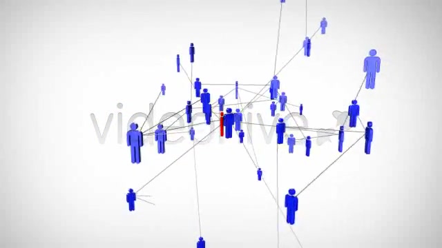 Social Network of People Expanding + Alpha Channel Videohive 1710919 Motion Graphics Image 3