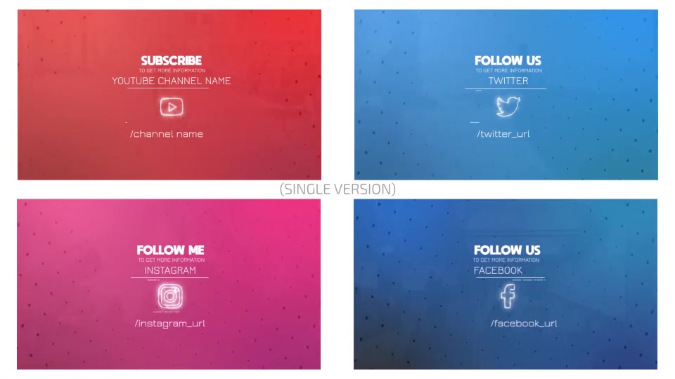 Social Outro Follow Pack Videohive 31335295 Premiere Pro Image 3