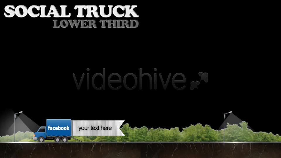 Social Truck Lower Third - Download Videohive 4236956