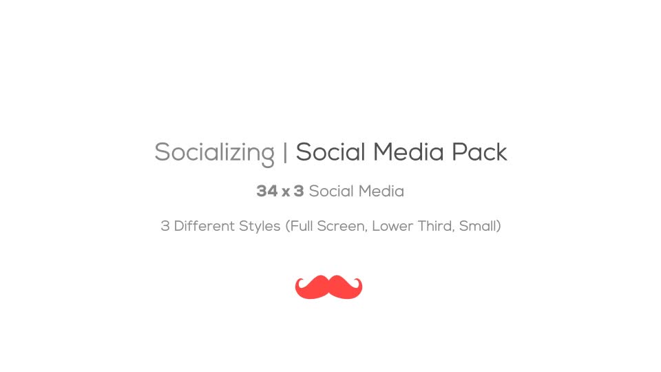Socializing | Social Media Pack - Download Videohive 18711583