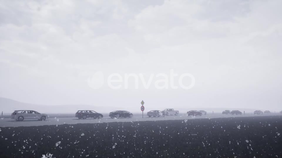 Soft Snow and Town Traffic - Download Videohive 21591551