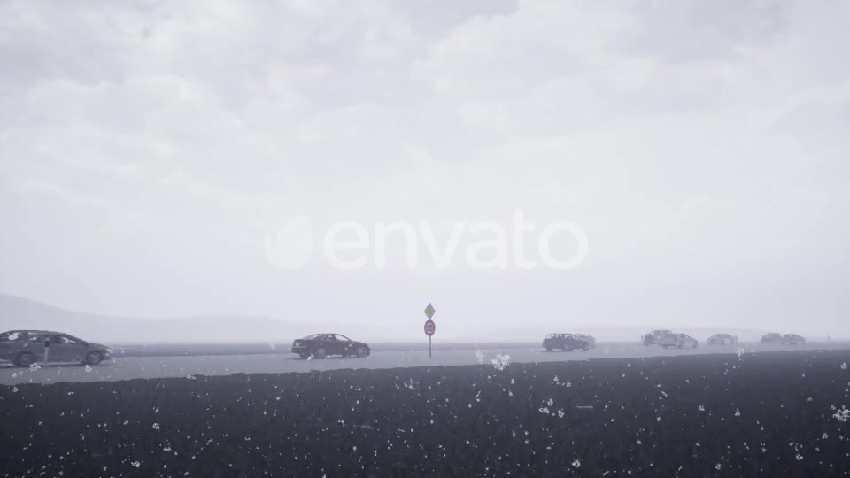 Soft Snow and Town Traffic - Download Videohive 21591551