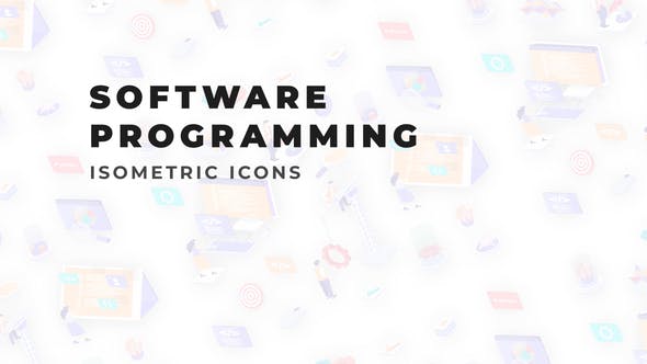 Software Programming Isometric Icons - 36118104 Download Videohive