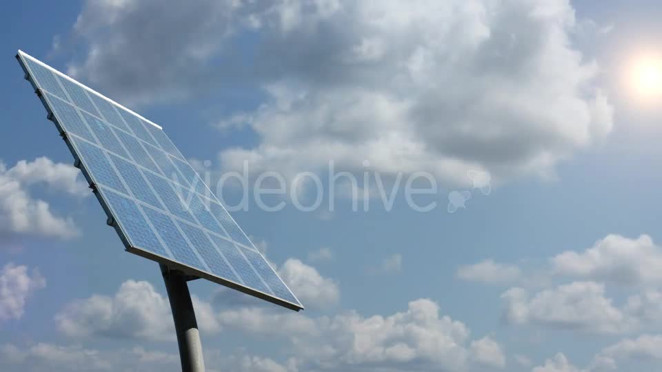 Solar Power Panel Clean Energy  Videohive 9227441 Stock Footage Image 1