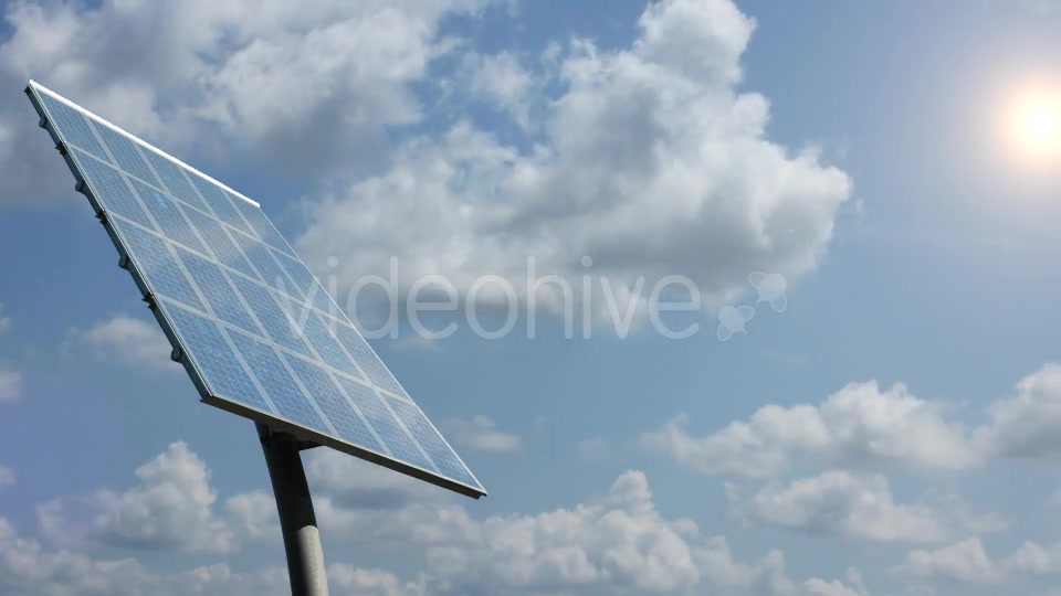 Solar Power Panel Clean Energy  Videohive 9227441 Stock Footage Image 3