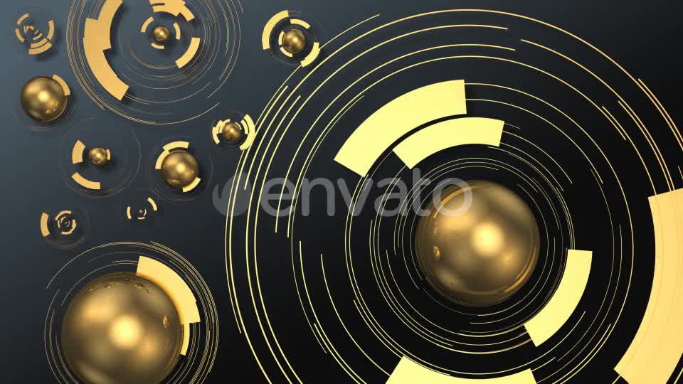 Solar Space Gold Background - Download Videohive 21520337