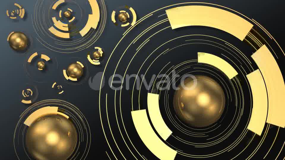 Solar Space Gold Background - Download Videohive 21520337