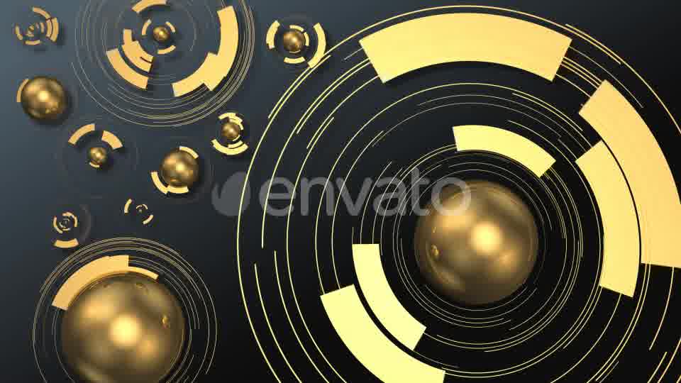 Solar Space Gold Background - Download Videohive 21520337