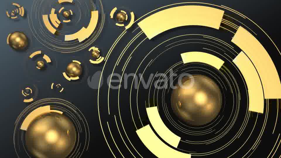 Solar Space Gold Background - Download Videohive 21520337