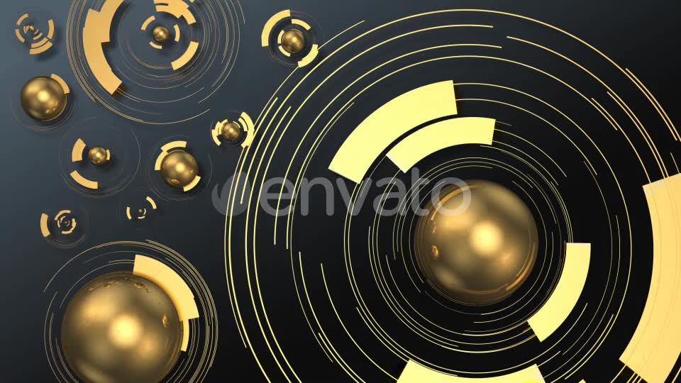 Solar Space Gold Background - Download Videohive 21520337