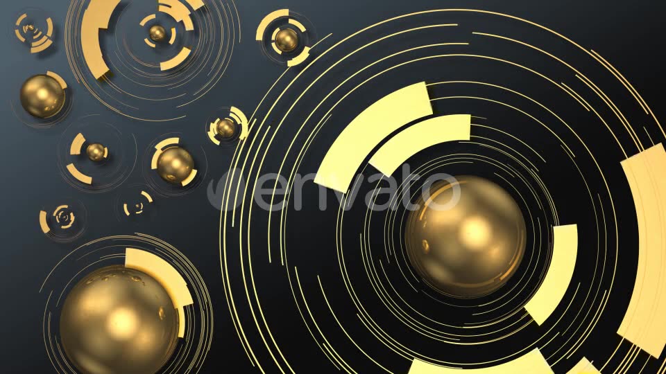 Solar Space Gold Background - Download Videohive 21520337