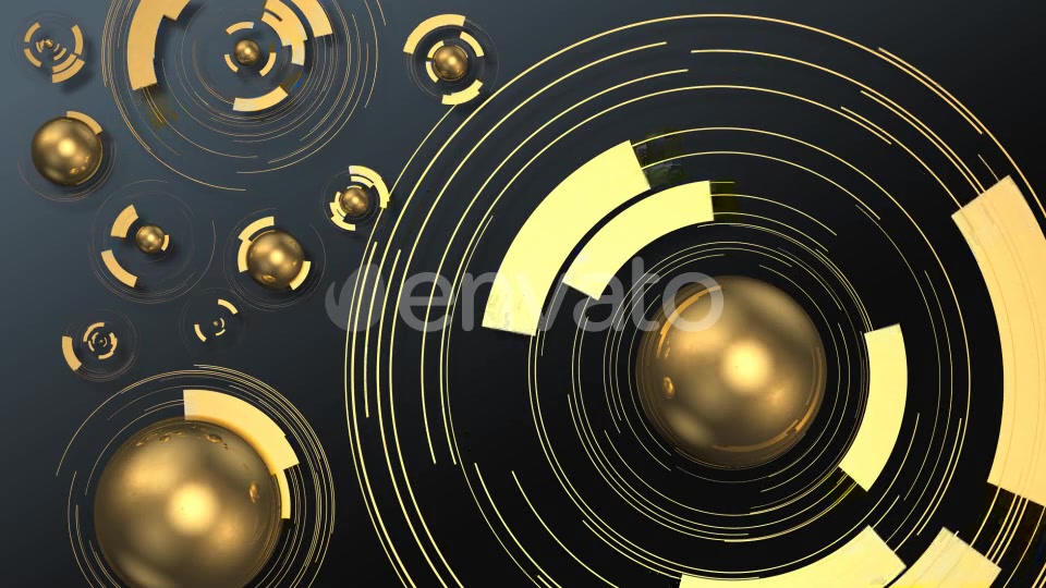 Solar Space Gold Background - Download Videohive 21520337