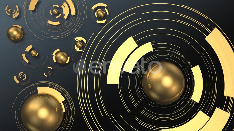 Solar Space Gold Background - Download Videohive 21520337