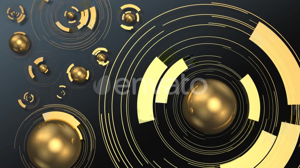 Solar Space Gold Background - Download Videohive 21520337