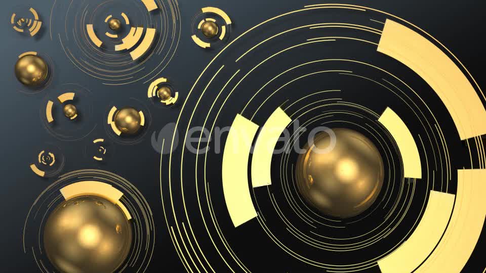 Solar Space Gold Background - Download Videohive 21520337