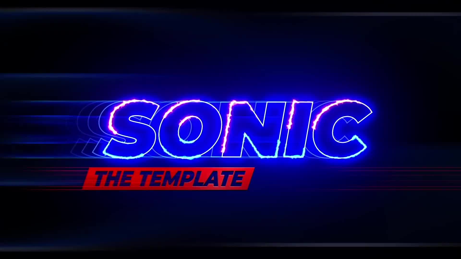 Sonic Text Logo Reveal Videohive 35604838 After Effects Image 1