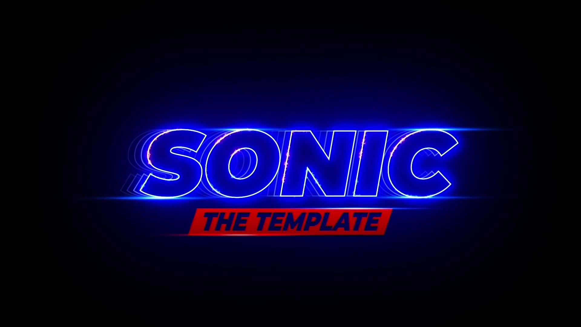 Sonic Text Logo Reveal Videohive 35604838 After Effects Image 2