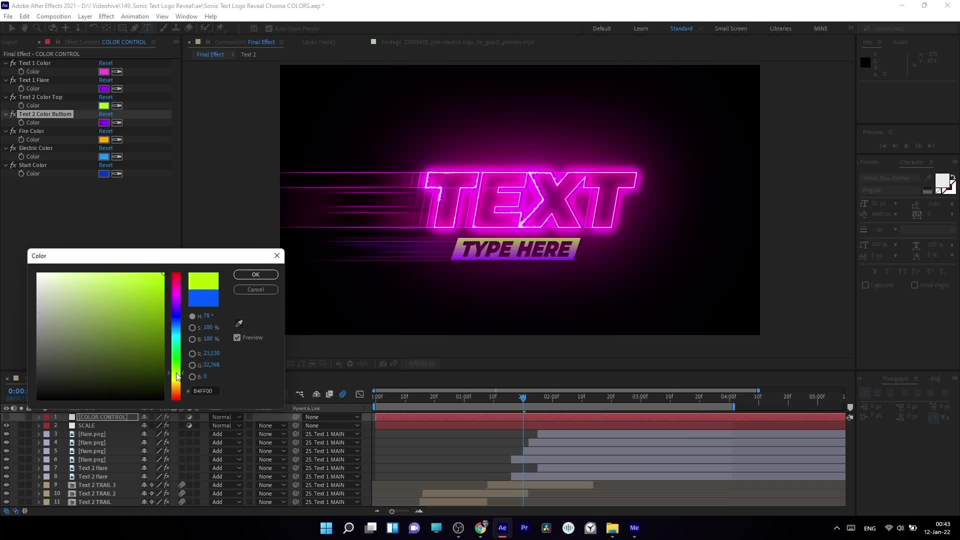 Sonic Text Logo Reveal Videohive 35604838 After Effects Image 9