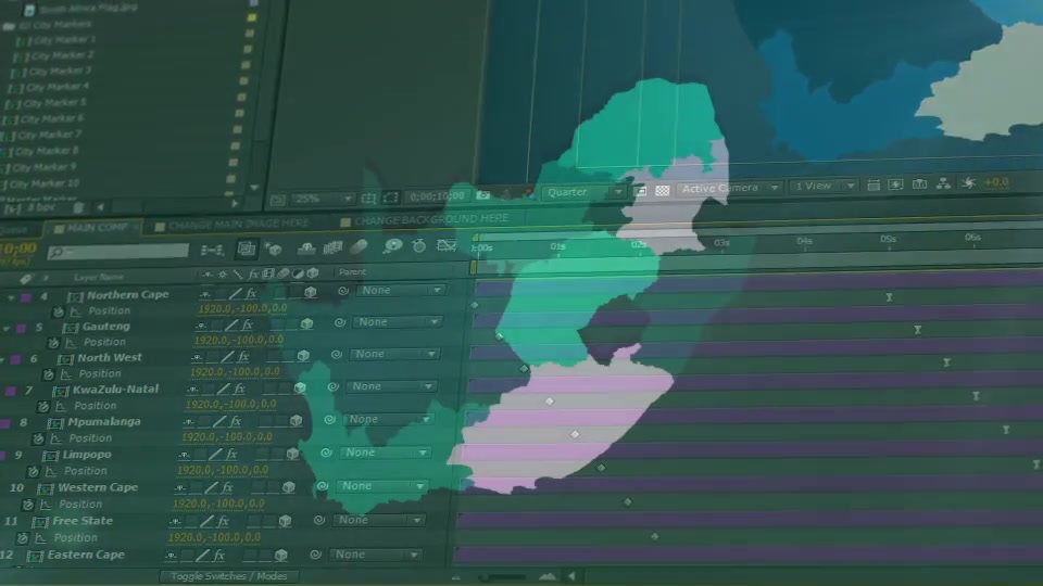 South Africa Map Kit - Download Videohive 18328692