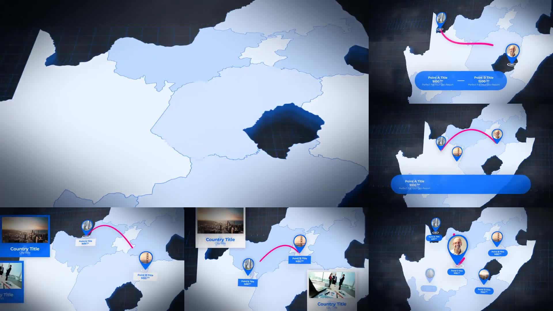South Africa Map Republic of South Africa Map Kit Videohive 24168918 After Effects Image 1