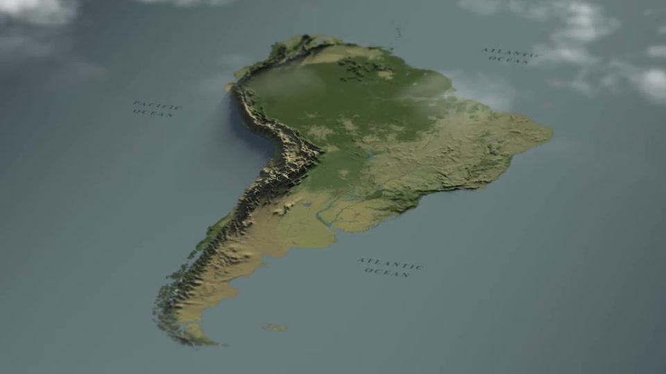 South America Map Videohive 32250653 After Effects Image 2