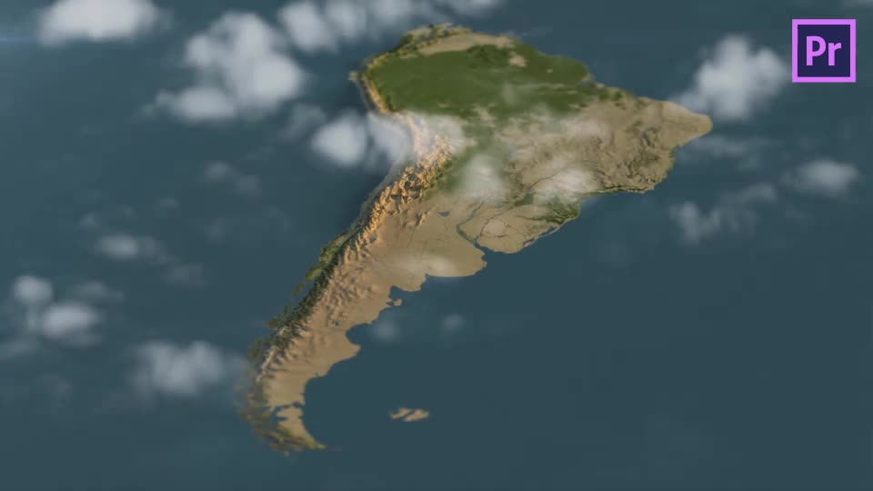 South America Map PP Videohive 32271552 Premiere Pro Image 1
