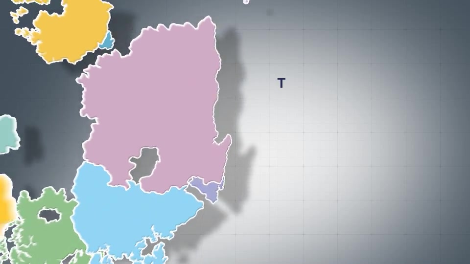 South Korea Map Videohive 21353163 After Effects Image 8