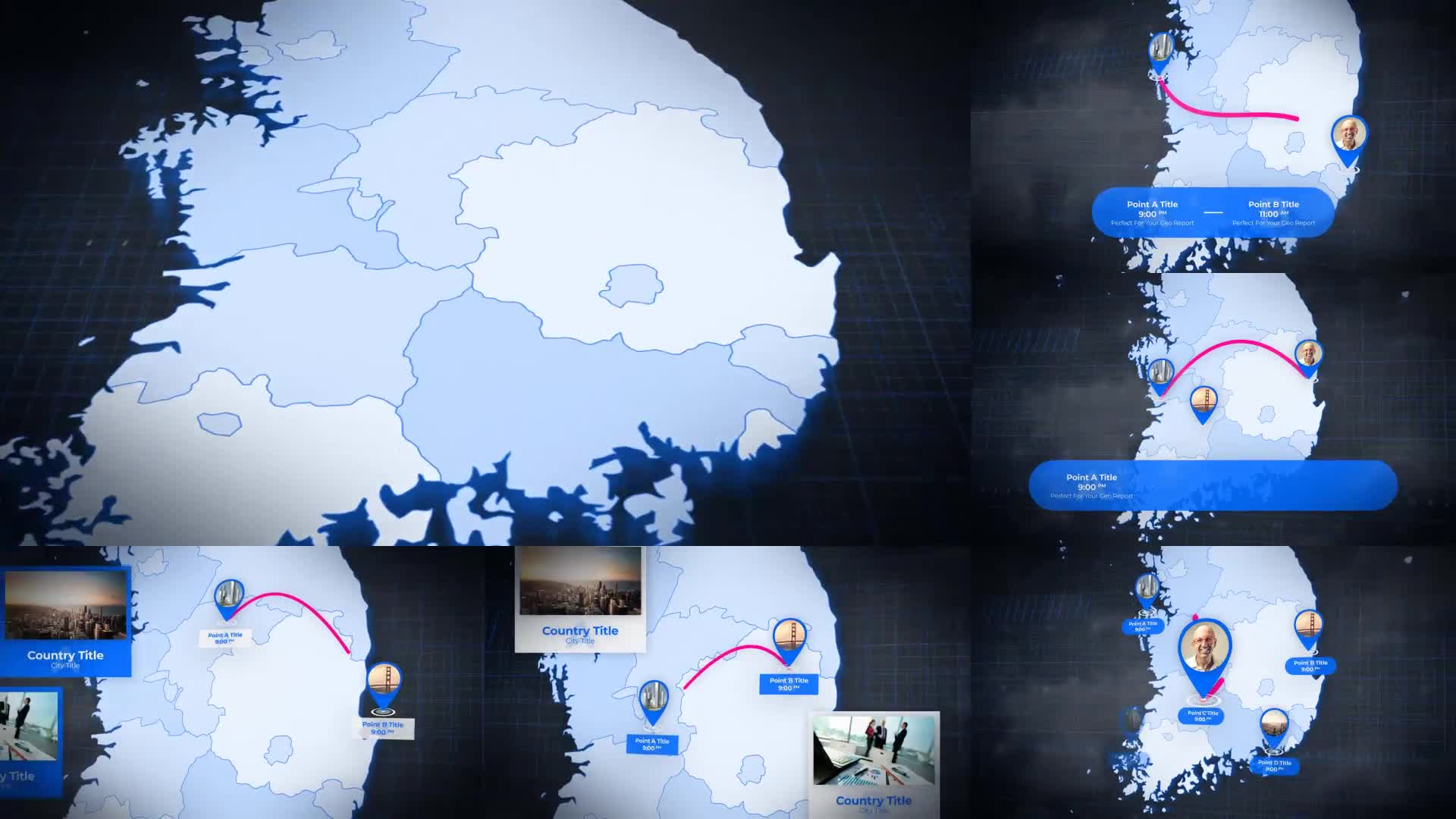 South Korea Map Republic of Korea Map Videohive 24004039 After Effects Image 1