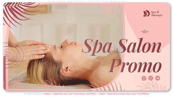 Spa and Massage Salon Promotion - Videohive Download 30135414