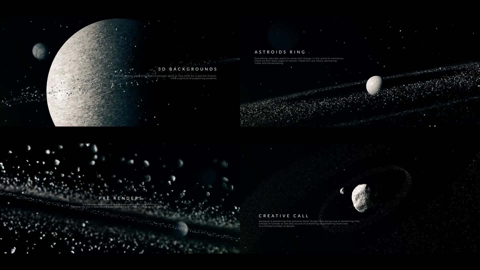 Space and Asteroids Videohive 35473483 After Effects Image 11