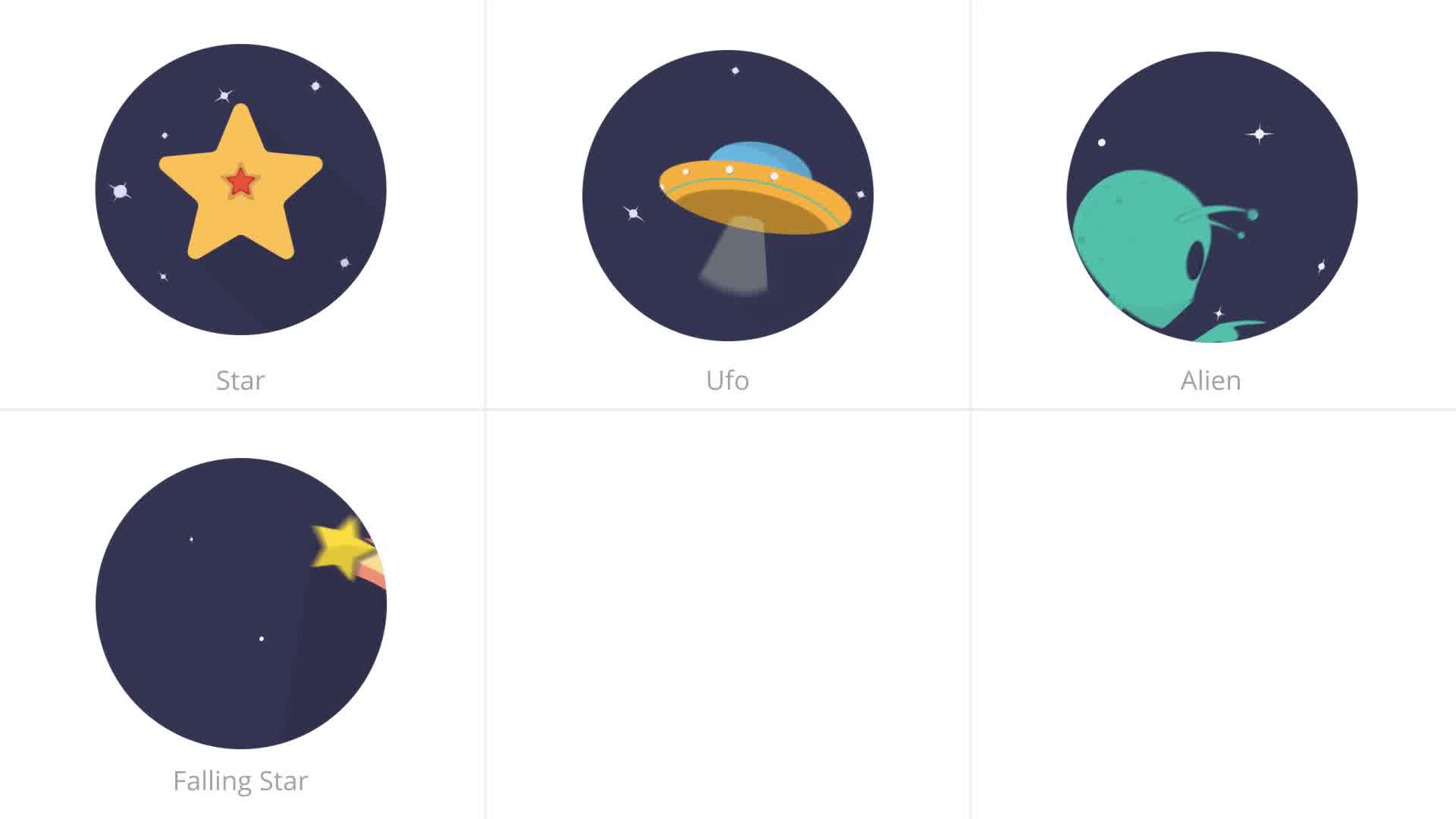 Space Animation Icons | After Effects Videohive 30893488 After Effects Image 10