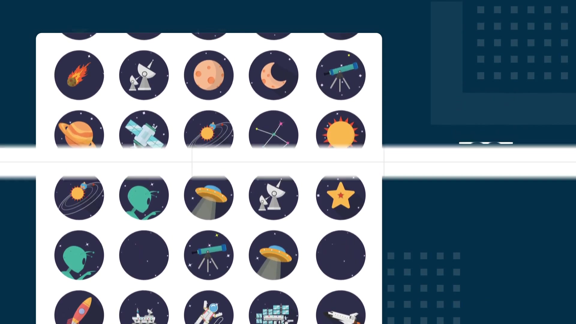 Space Animation Icons | Final Cut Pro & Apple Motion Videohive 37977056 Apple Motion Image 4