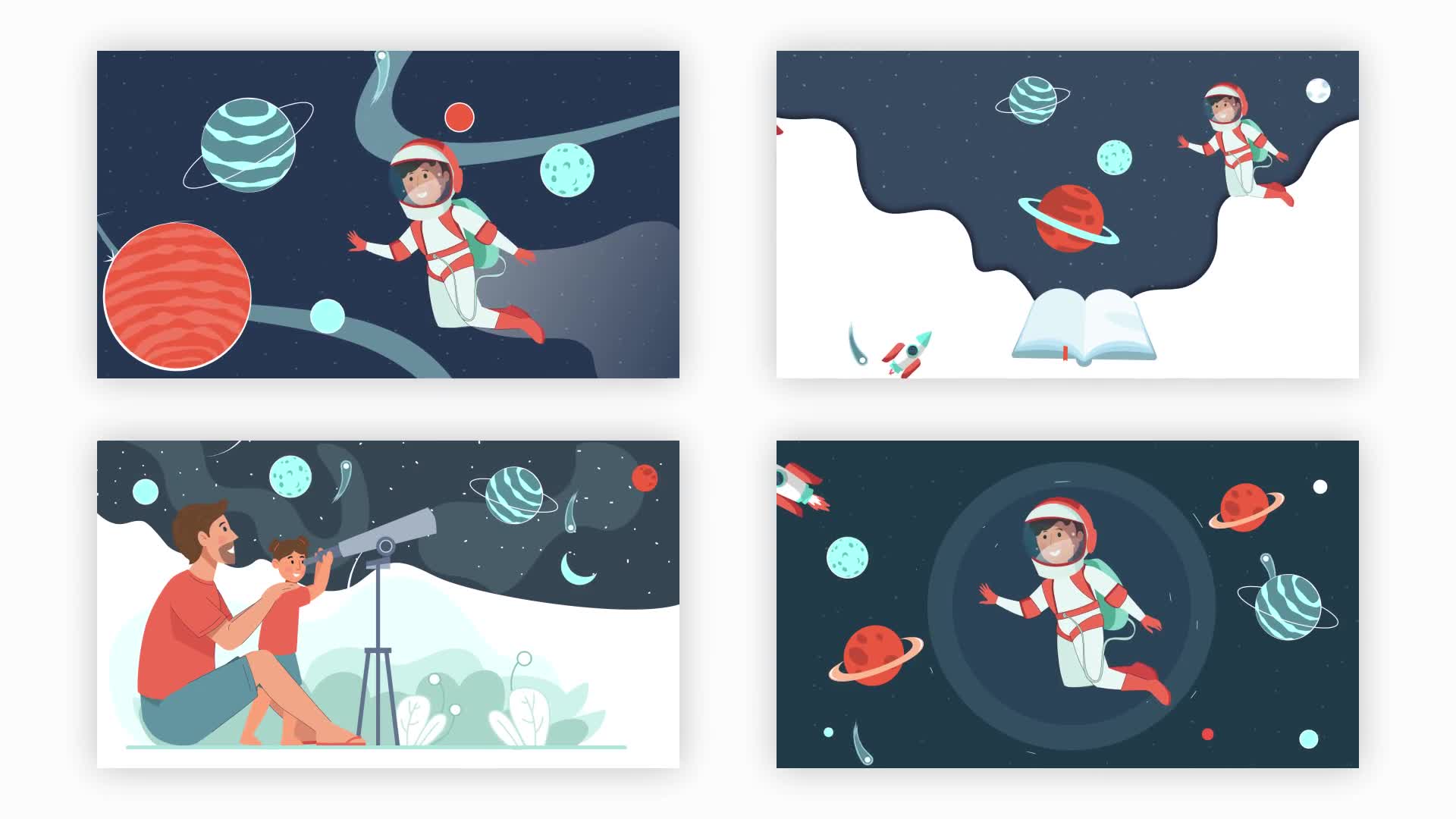 Space Animation Scene Pack Videohive 37069347 After Effects Image 10