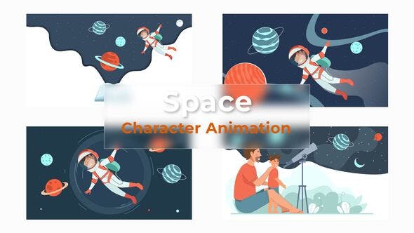 Space Animation Scene Pack - Download Videohive 37069347