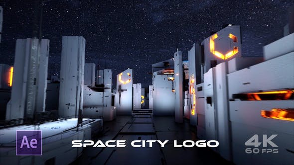 SPACE CITY LOGO - 39624027 Videohive Download