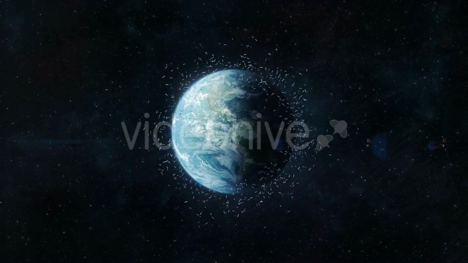 Space Debris in Earth Orbit - Download Videohive 21374419