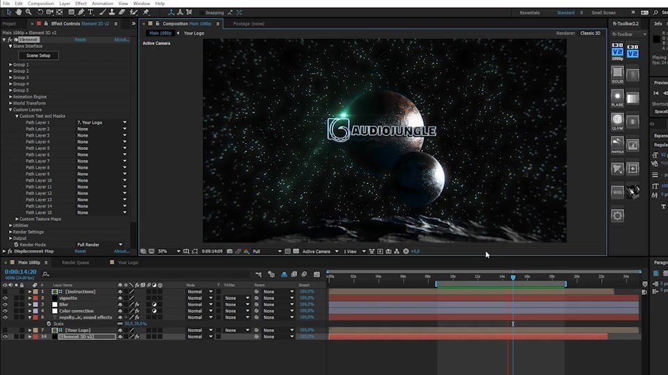 Space Glitch Logo - Download Videohive 17353675