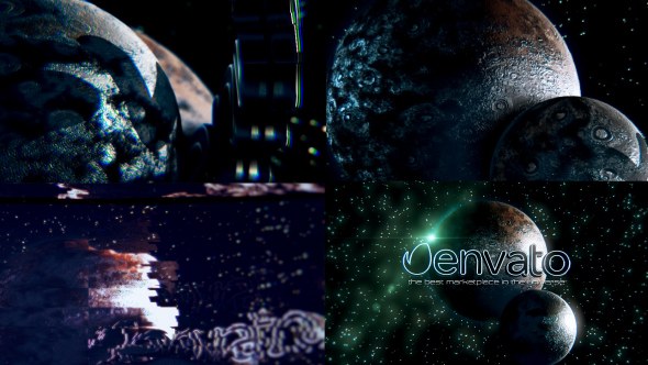 Space Glitch Logo - Download Videohive 17353675