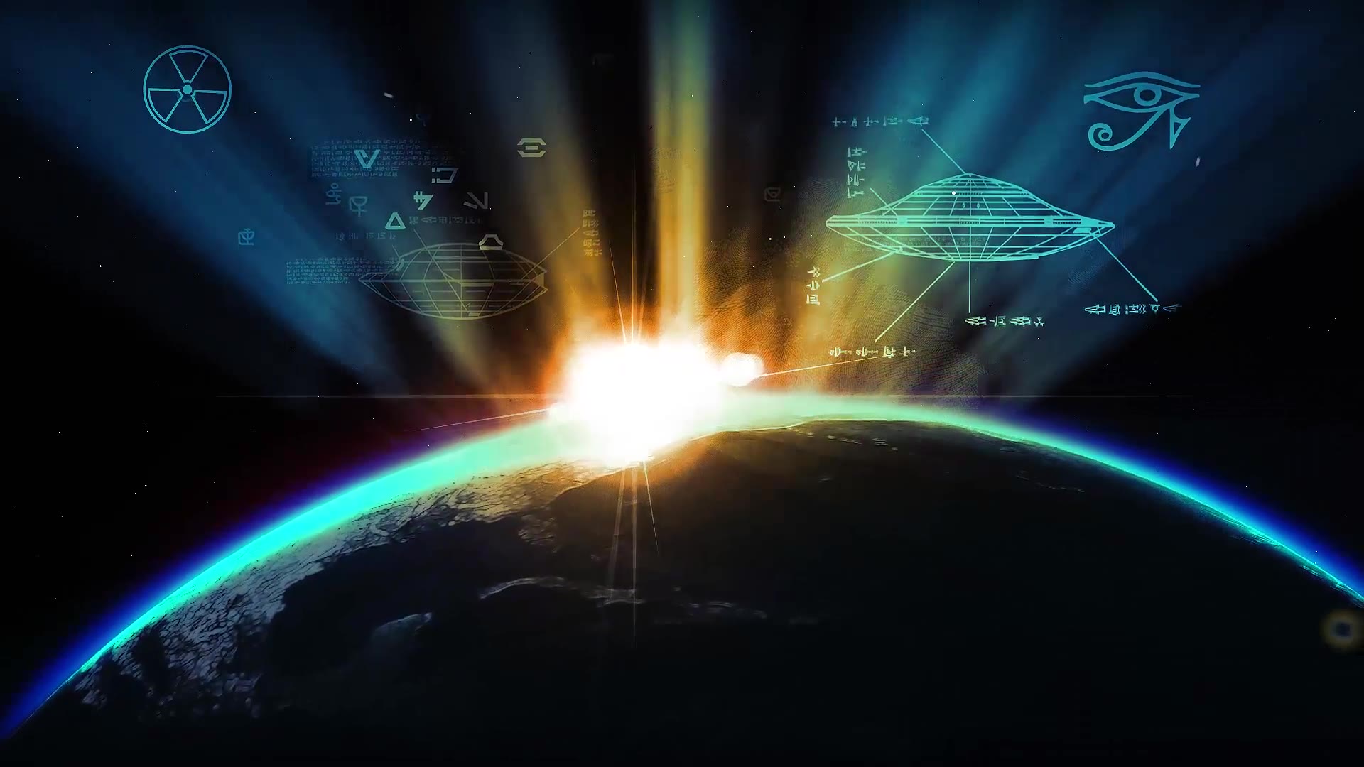 Space Intro | Alien Sci fi Logo Videohive 23429182 After Effects Image 2