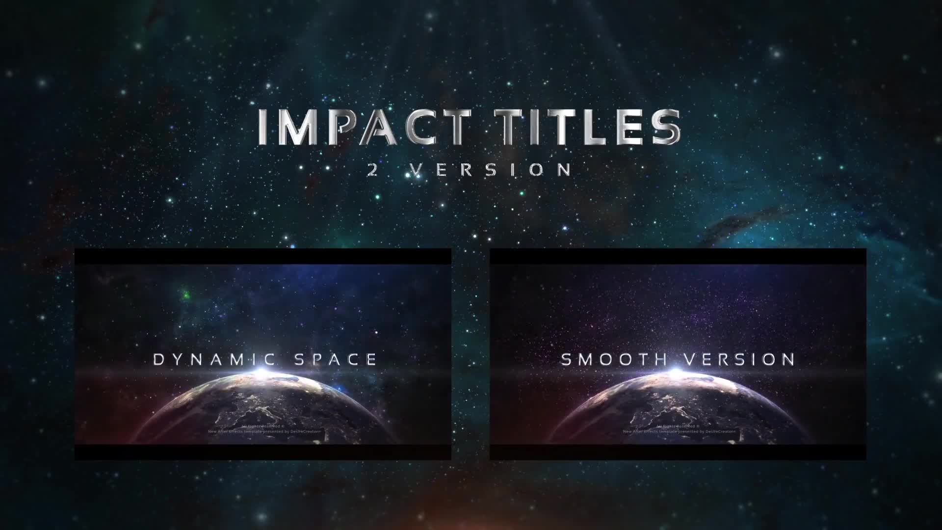 Space Intro Videohive 21182019 After Effects Image 1