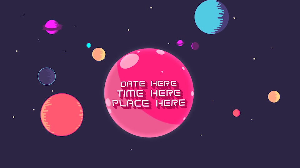 Space Invitation Card Videohive 24530666 After Effects Image 7