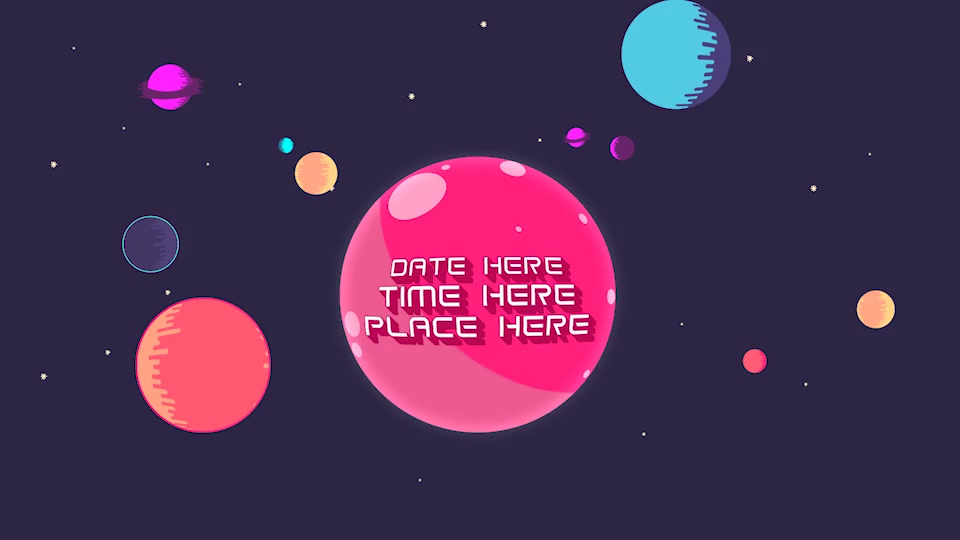 Space Invitation Card Videohive 24530666 After Effects Image 8