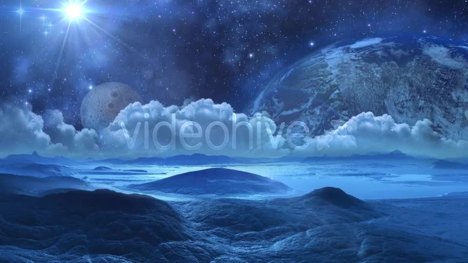 Space Landscape Frozen Planet Videohive 8316006 Motion Graphics Image 1