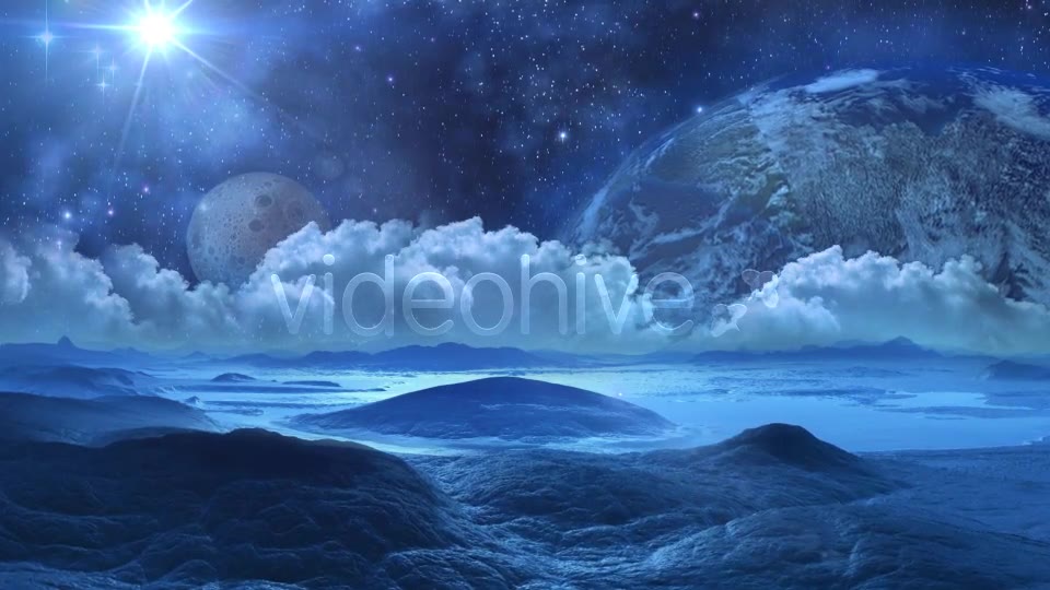 Space Landscape Frozen Planet Videohive 8316006 Motion Graphics Image 2