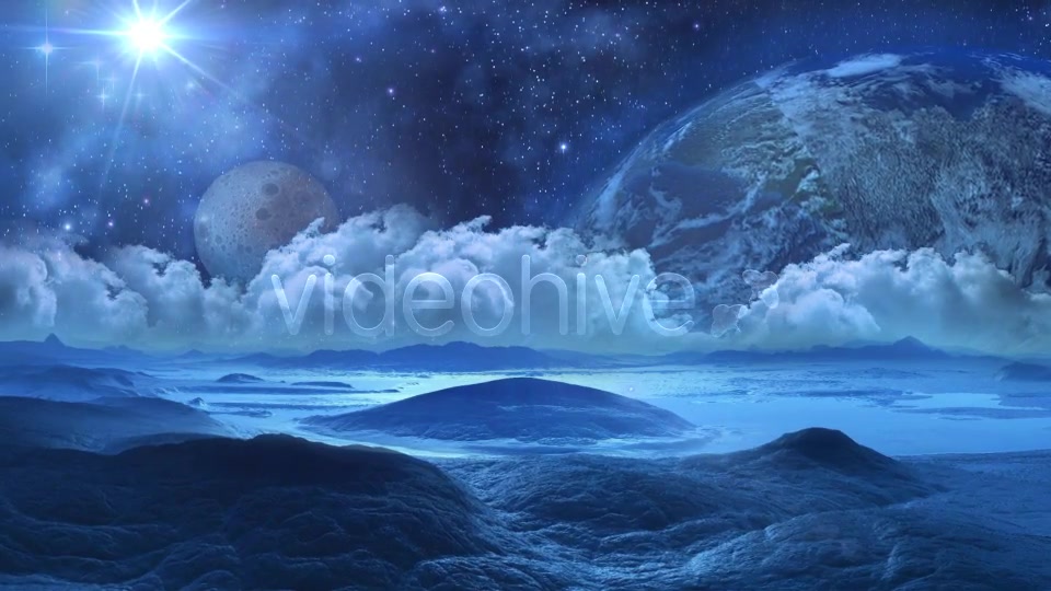 Space Landscape Frozen Planet Videohive 8316006 Motion Graphics Image 3