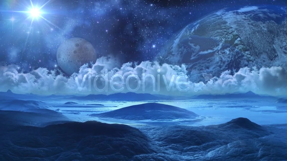 Space Landscape Frozen Planet Videohive 8316006 Motion Graphics Image 5