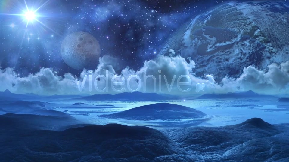 Space Landscape Frozen Planet Videohive 8316006 Motion Graphics Image 7